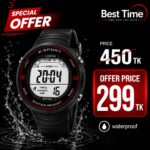 LASIKA W-F110 Water Resistance/ Waterproof Silicon Digital Watch for Men