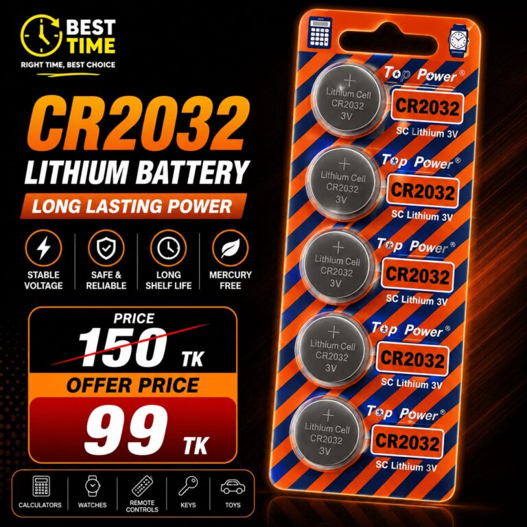 Top Power CR2032 3V Lithium Battery 3V Button Battery motherboard remote control Battery 5Pcs