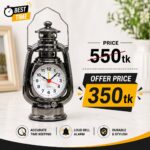 Christmas Creative Household Kerosene Lamp Alarm Clock