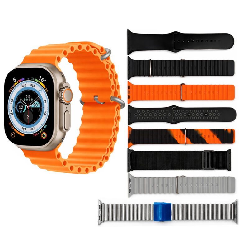 Y80 Ultra Smartwatch With 8 Strap