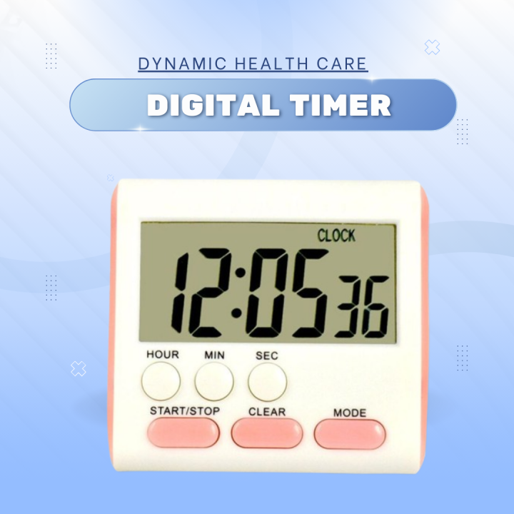 Kitchen Clock English 24-hour Electronic Timer Digital Reminder Alarm Clocks