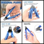 Wire Cutter Pliers Diy Tools Electronic Diagonal Pliers Wire Side Cutting Pliers