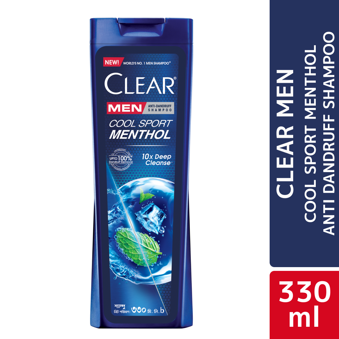 Clear Men Shampoo Cool Sport Menthol Anti Dandruff 330ml Clear Men Shampoo Cool Sport Menthol Anti Dandruff 330ml