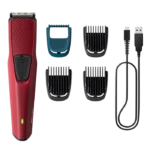 PHILIPS BT1235/18 Trimmer For Men (Maroon)