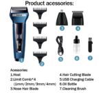 Kemei Km 6541 Multi Functional 3 In 1 Hair Clipper Shaver Nose Hair Trimmer For Men