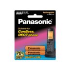 Panasonic 1.2V AAA Ni-MH 650 mAh Rechargeable Battery (Pack of 2)