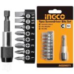 9 Pcs screwdriver bits set INGCO-AKSD0071