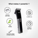 HTC AT-1107B Electric Rechargeable Professional Hair Beard Trimmer for Men