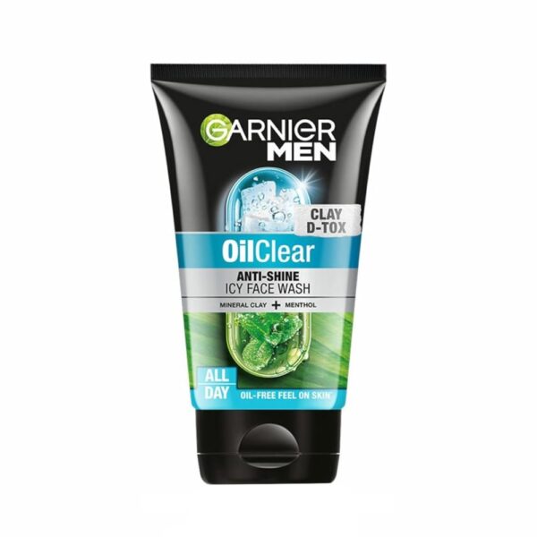 Garnier Men Oil Clear Anti Shine Icy Facewash 100 gm
