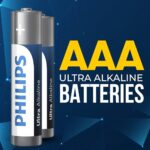 Philips LR03E4B/70 AAA Ultra Alkaline Battery Bundle of 4 Pieces