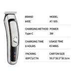 HTC AT-505 Hair Clipper and Beard Trimmer for Men