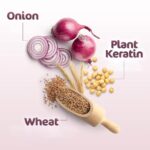 Mamaearth onion shampoo for hair growth & hair fall control with onion oil & plant keratin