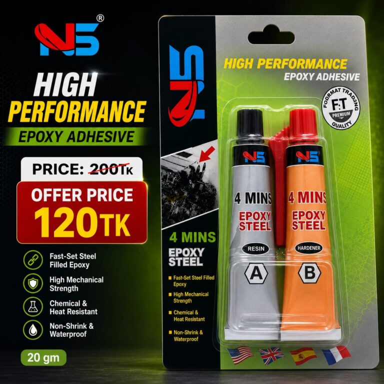 NS High Performance Epoxy Adhesive 4 Mins Epoxy Steel Epoxy Glue-20 gm