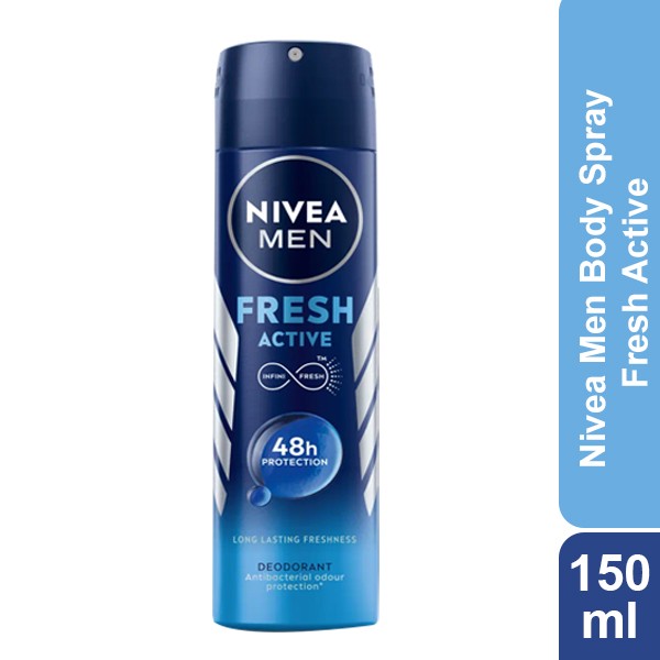 Nivea Men Body Spray Fresh Active
